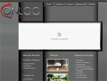 Tablet Screenshot of conlogengenharia.com.br